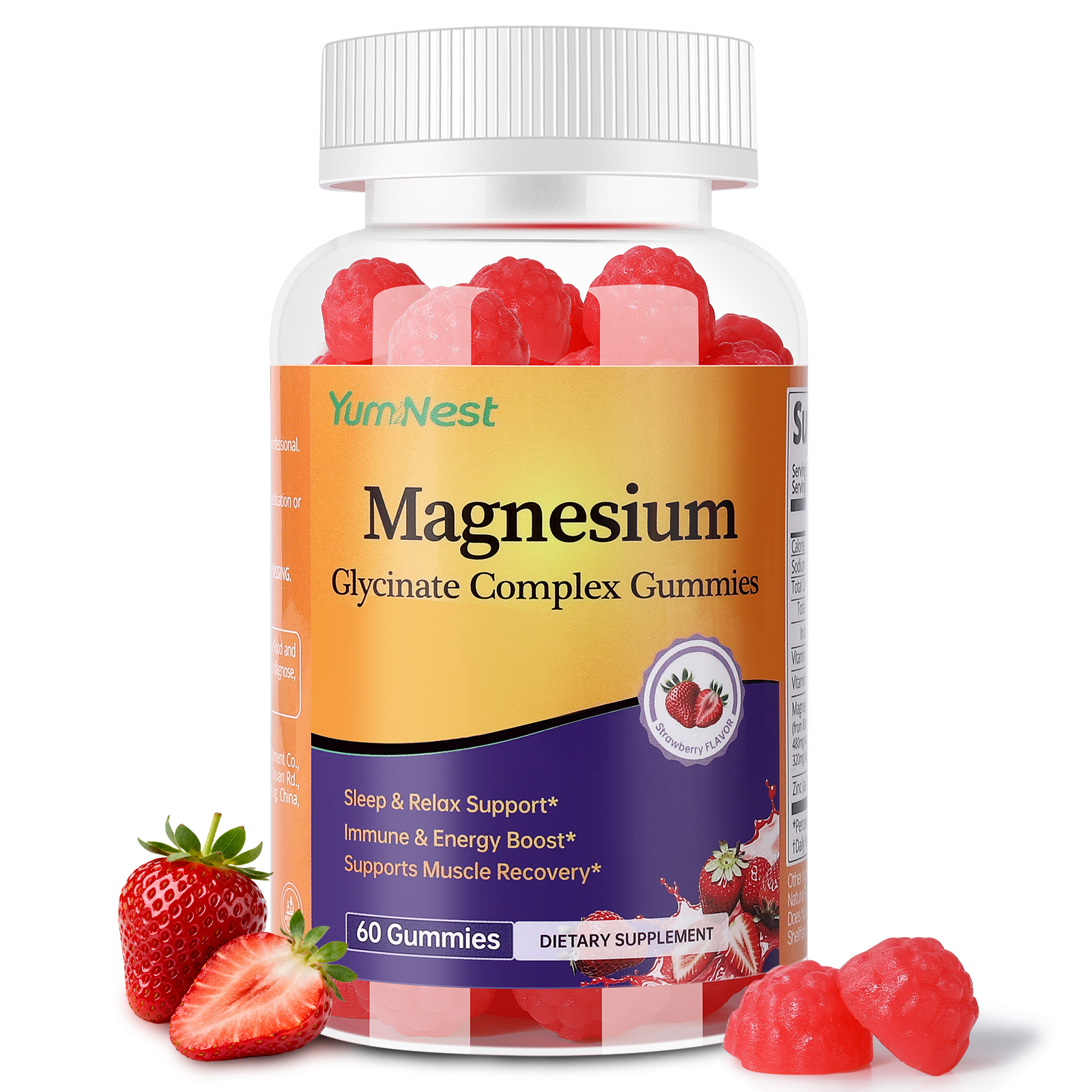 YumNest Magnesium Glycinate Complex Gummies